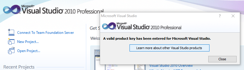 download visual studio 2010 professional key